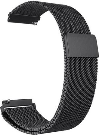 Браслет Rumi Milanese loop металлический 18 мм (черный)