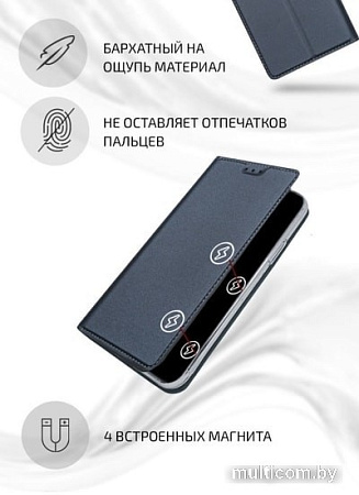 Чехол VOLARE ROSSO Book Case для Realme XT/X2/K5 (черный)