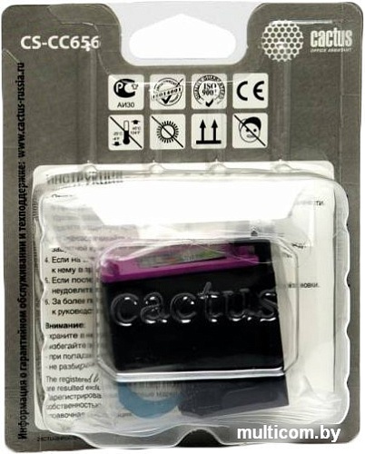 Картридж CACTUS CS-CC656 (аналог HP 901 (CC656AE))