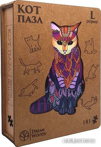 Пазл Dream Woods Кот L-002 (181 эл)