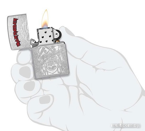 Зажигалка Zippo Street Chrome Iron Maiden 48667