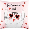 Декоративная подушка Этель Valentine Cat 5309886