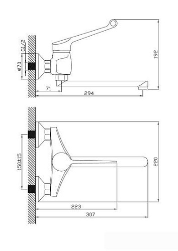 Смеситель Diadonna D80-246126