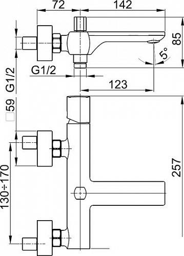 Смеситель Armatura Morganit 4924-010-00