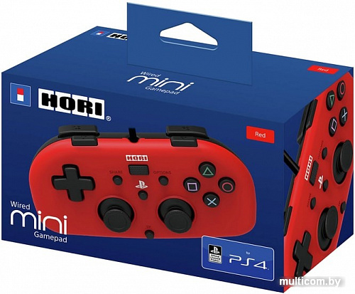 Геймпад HORI Mini Wired Gamepad (красный)