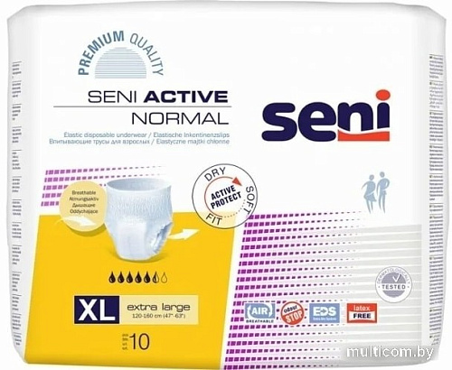 Трусы-подгузники Seni Active Normal XL (10 шт)