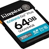 Карта памяти Kingston Canvas Go! Plus SDXC 64GB SDG4/64GB