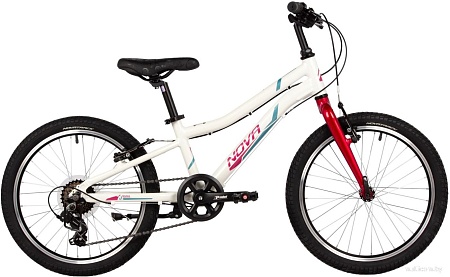 Детский велосипед Novatrack Novara 6.V 2025 20AHV.NOVARA.WT5 (белый)