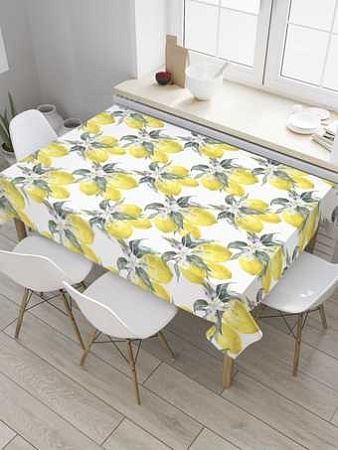 Скатерть JoyArty Решетка из лимонов tcox_31931_120x145