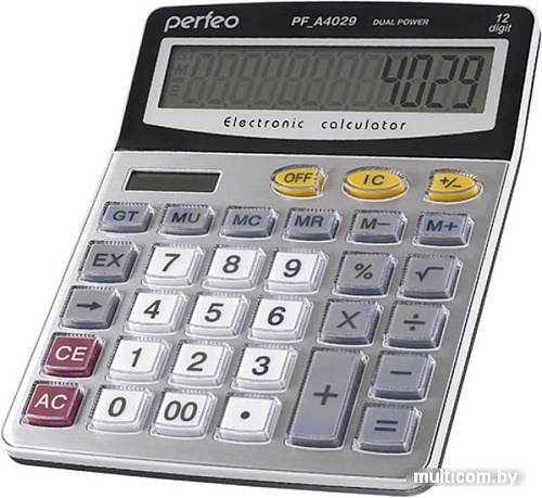 Бухгалтерский калькулятор Perfeo PF A4029