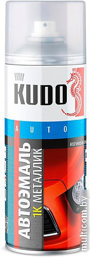 Автомобильная краска Kudo 1K эмаль автомобильная ремонтная металлик KU-41499 (520 мл, Ривьера 499)