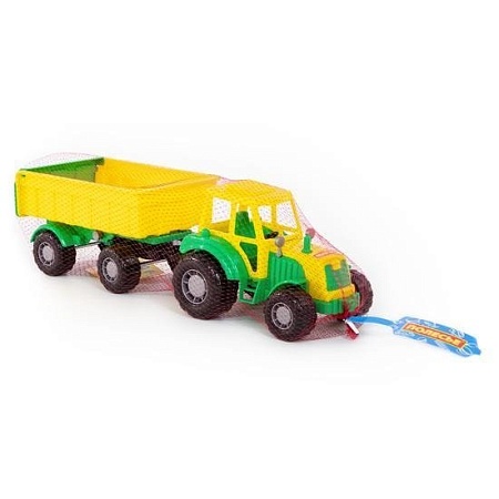 Полесье Мастер трактор с прицепом №1 35257