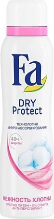 Fa Dry Protect нежность хлопка 48 ч защиты 150 мл