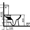 Унитаз напольный Vitra Norm Himmel 9864B099-7207