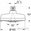 Верхний душ Grohe Rainshower Rustic 160 (27128 000)