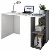 Письменный стол Domus СП017 (правый, белый/серый)