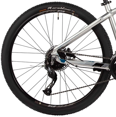 Велосипед Stinger STD 27.5 р.18 2025 (серебристый)