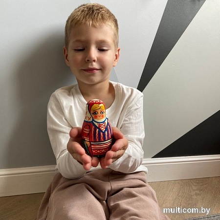 Развивающая игра Брестская Матрешка В белорусском традиционном платье с орнаментом (набор 5 шт)