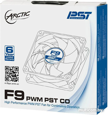 Кулер для корпуса Arctic Cooling Arctic F9 PWM PST CO (AFACO-090PC-GBA01)