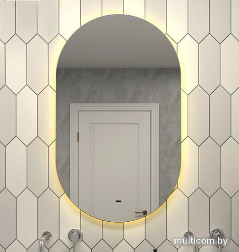 Континент Зеркало Fleur Led 60x100 (бесконтактный сенсор)