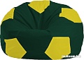 Кресло-мешок Flagman Мяч Стандарт М1.1-65g (темно-зеленый/желтый)