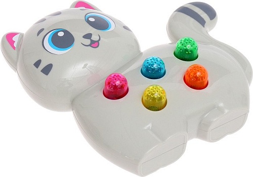 Развивающая игрушка Zabiaka Милый дружок 9340103 (серый)