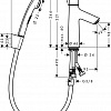 Смеситель Hansgrohe Talis S [72290000]