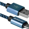 Кабель Defender USB08-03T (синий)