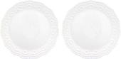 Набор тарелок Elan Gallery Белый узор 540157 (2 шт)