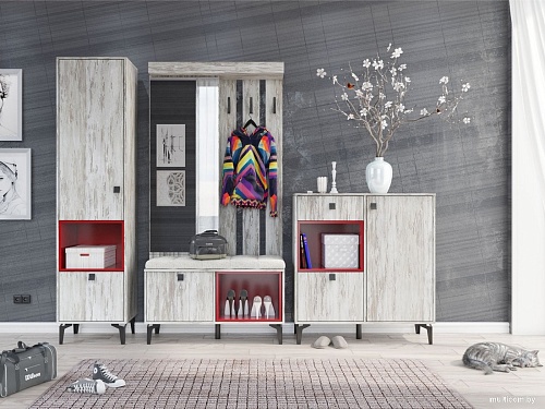 Шкаф-пенал Тэкс Милан (артвуд темный)