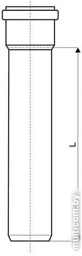 Ostendorf труба KG 2000EM 110х2000 770360