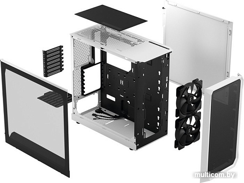 Корпус Fractal Design Focus 2 White TG Clear Tint FD-C-FOC2A-02
