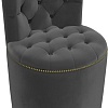 Пуфик Лига диванов Саваж (велюр, серый)