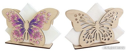 Набор для вышивания Щепка Салфетница. Бабочка