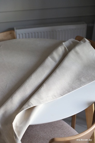 Скатерть Mio Tesoro Лен180Ск-1 (180x150, серый)