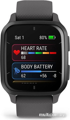 Умные часы Garmin Venu Sq 2 (темно-серый)