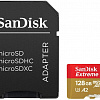 Карта памяти SanDisk Extreme SDSQXA1-128G-GN6AA 128GB (с адаптером)
