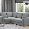 Угловой диван Mio Tesoro Aurora компл.2 левый (Velutto 12 серый)