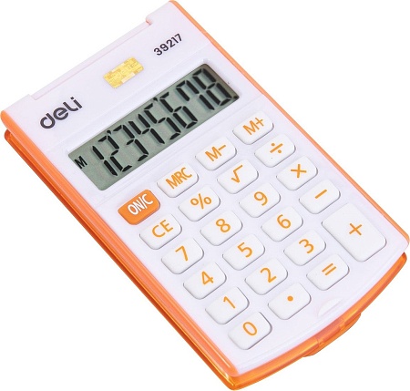 Калькулятор Deli E39217/OR