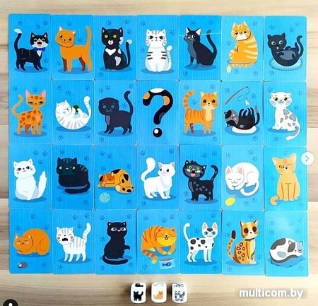 Настольная игра Десятое королевство Пластиковые кубики. Где мой кот 03569