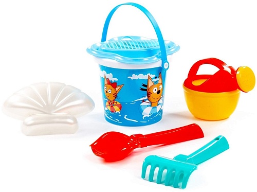 Набор игрушек для песочницы Полесье Три кота и море приключений №2 91918 (в ассортименте)