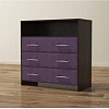 Комод PROxSON Varna 90x40x90 (венге/фиолетовый)