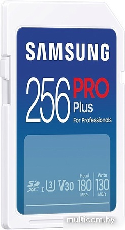 Карта памяти Samsung PRO Plus 2023 SDXC 256GB