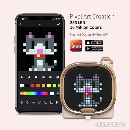 Беспроводная колонка Divoom Zooe (розовый)