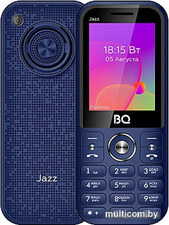Кнопочный телефон BQ-Mobile BQ-2457 Jazz (синий)