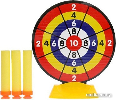 Бластер игрушечный Играем вместе С мягкими пулями и мишенью 1509G026-R1