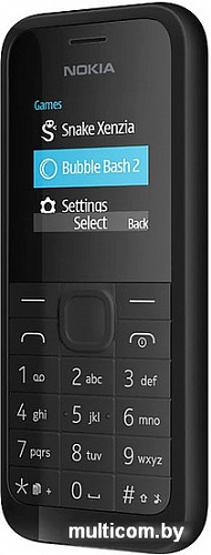 Мобильный телефон Nokia 105 Dual SIM Black