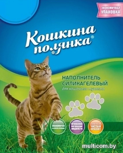 Наполнитель Кошкина Полянка Силикагелевый (без запаха) 11.4 л