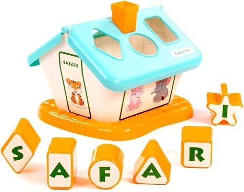 Сортер Полесье Садовый домик сафари 90317 (бирюзовый)