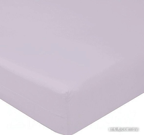 Постельное белье Luxsonia Поплин на резинке 80x200 Мр0040-7 (сиреневый)